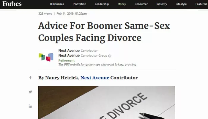 My Collaborative colleague, Nancy Hetrick was published in Forbes!